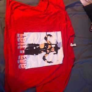 Left eye styled cropped top